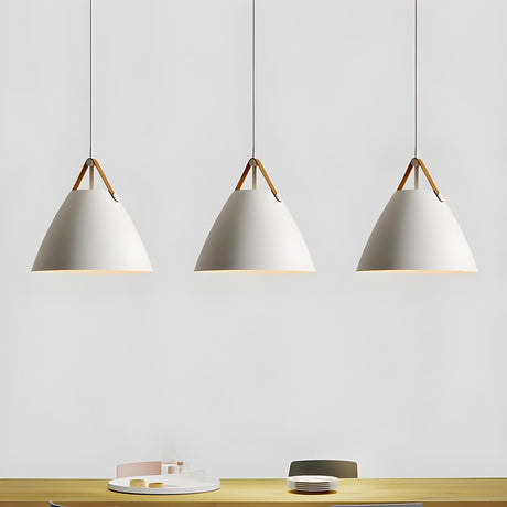3-Light Simple Cone Adjustable Island Ceiling Light Image - 2
