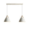 3-Light Simple Cone Adjustable Island Ceiling Light Image - 5