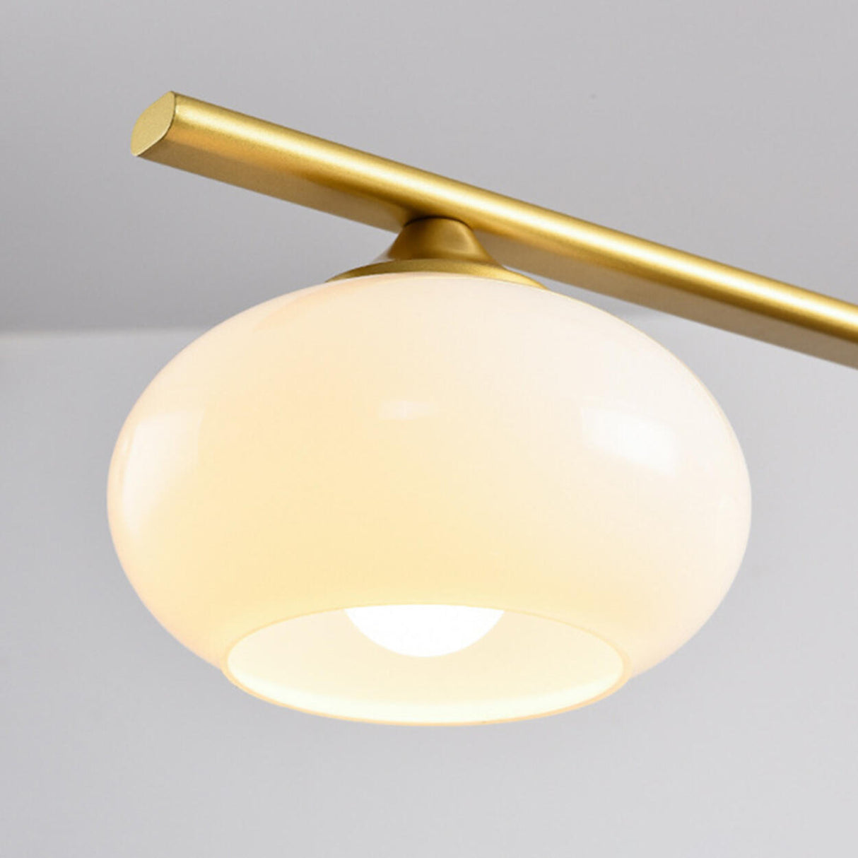 3-Light Simple Dome Adjustable Island Hanging Light Image - 16