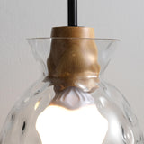 3-Light Simplicity Glass Cone Island Ceiling Light Image - 11