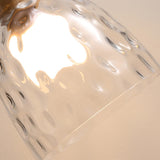 3-Light Simplicity Glass Cone Island Ceiling Light Image - 9