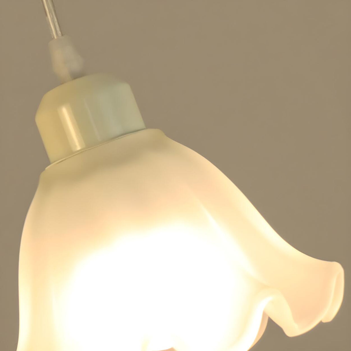 3-Light Trendy Beige Flower Island Pendant Light Image - 7