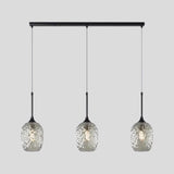3-Light Trendy Textured Cylinder Pendant Island Light Image - 6