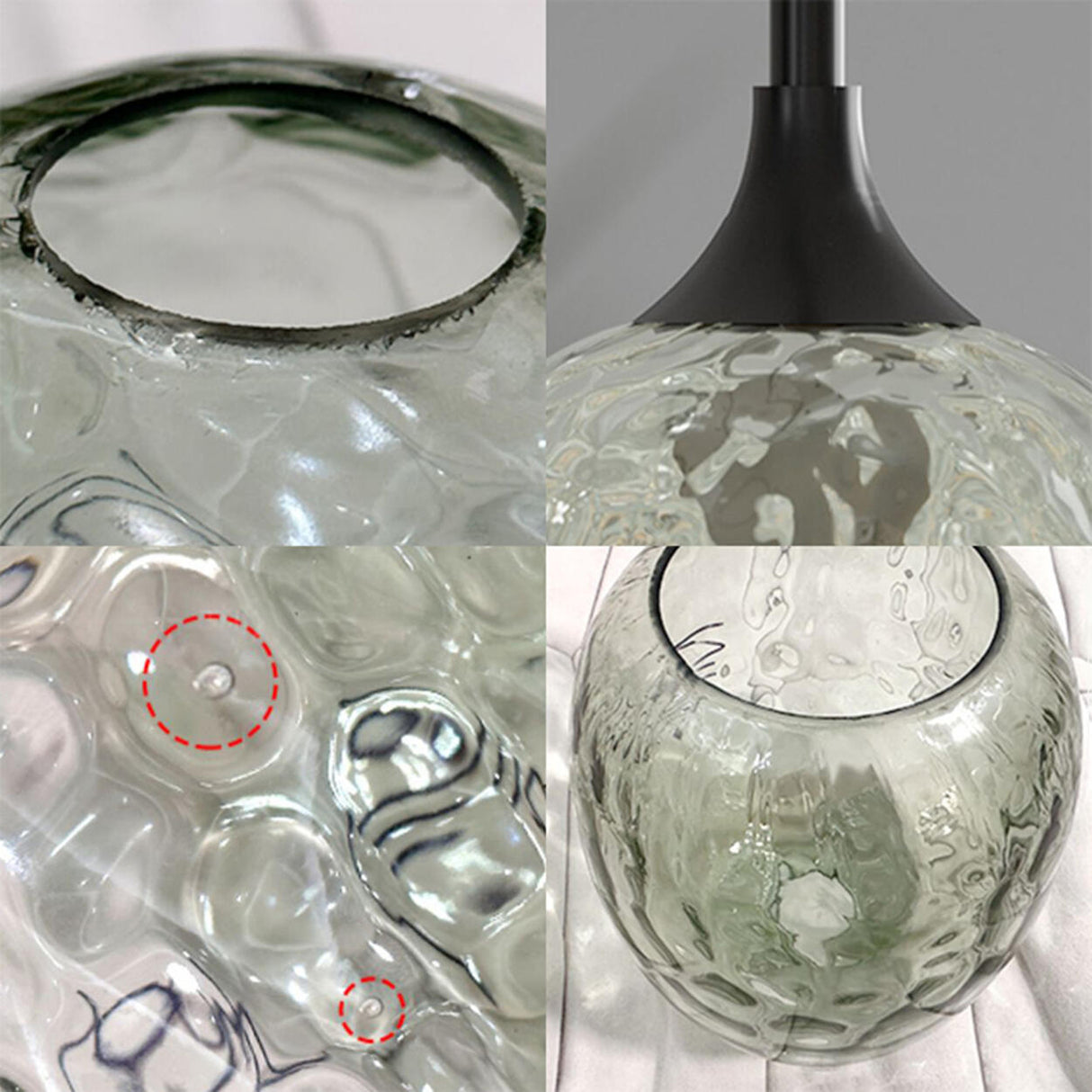 3-Light Trendy Textured Cylinder Pendant Island Light Image - 7