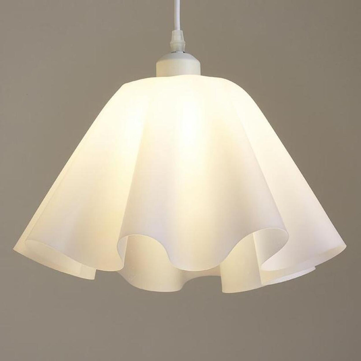 3-Light White Floral Adjustable Modern Island Light Image - 6