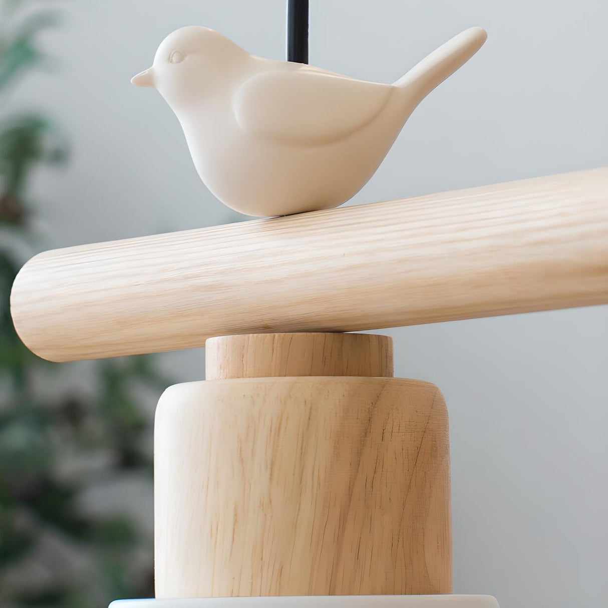 3-Light Yellow Dome and Bird Island Pendant Light Image - 6