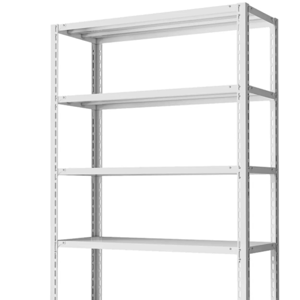 5-Layer Steel Freestanding Heavy-Duty White Garage Cabinets Image - 6