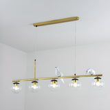 5-Light Globe Decorative Birds Kitchen Pendant Light Image - 4