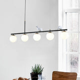 5-Light Globe Decorative Birds Kitchen Pendant Light Image - 8