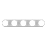 5-Light Modern Rectangular Metal Bathroom Vanity Light Image - 8