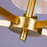 5-Light Tiered Classic Brass Chain Chandelier  Image - 12