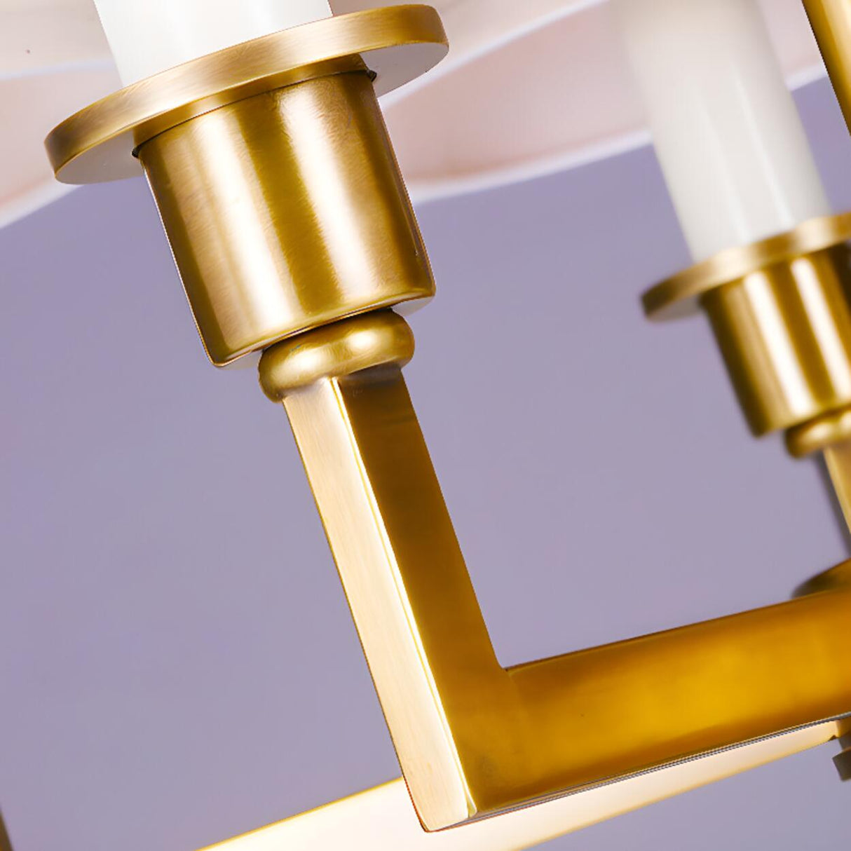 5-Light Tiered Classic Brass Chain Chandelier  Image - 13