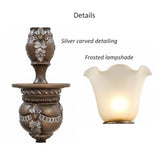 Elegant Antique Bronze 8-Light Vintage Ceiling Chandelier Image - 22