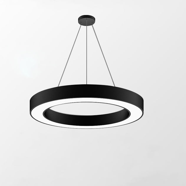 Kindergarten Colorful Circular Ring LED Pendant Light Image - 8