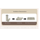 Minimalist Modern White Cotton-linen Sponge Modular Sofa Image - 5