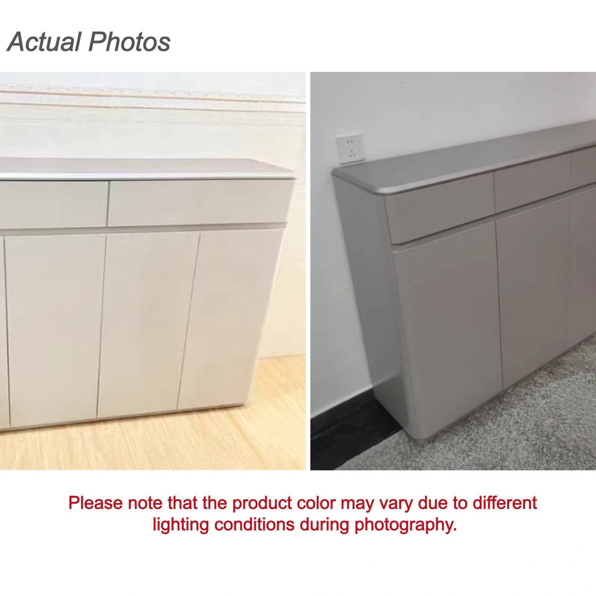 Modern Rectangular Wood Hallway White Large Shoe Cabinet Image - 19