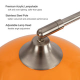 Orange Dome Modern Arched Metal LED Floor Light Image - 13