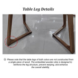 Rustic Round Wood Brown Small Dining Table Image - 20