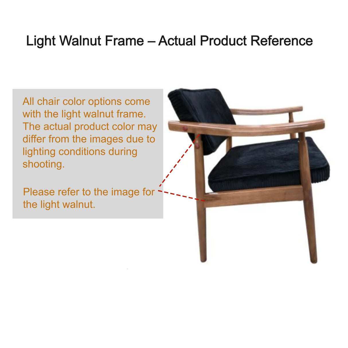 Scandinavian Wood Dining Chair with Padded Fabric Seat Image - 14