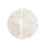 Abstract Modern Round Polyester Apricot Area Rug Image - 10