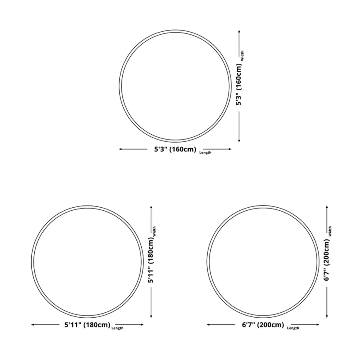 Abstract Modern Round Polyester Apricot Area Rug 