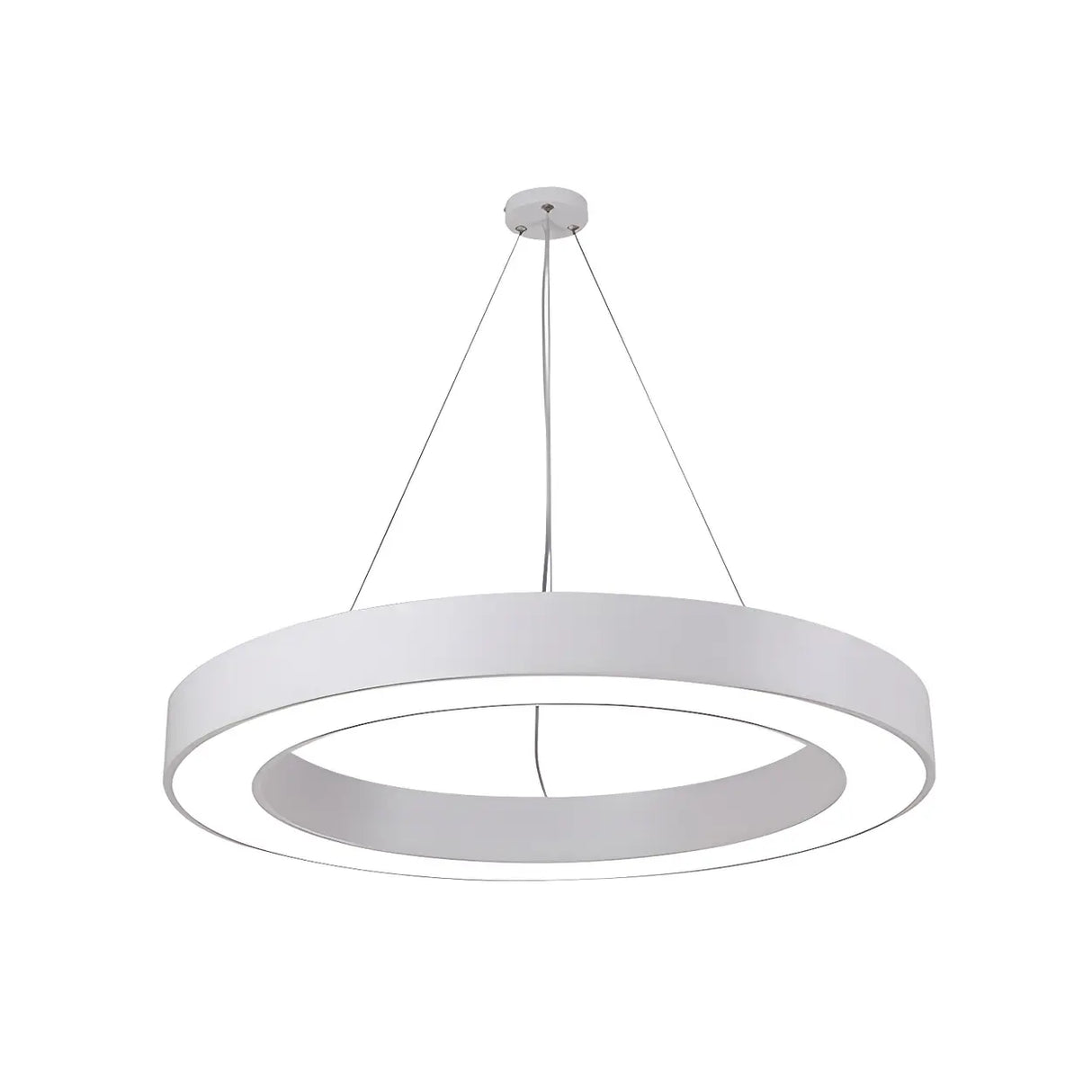 Acrylic Circular Ring LED Pendant Light for Office Image - 6