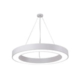 Acrylic Circular Ring LED Pendant Light for Office Image - 6