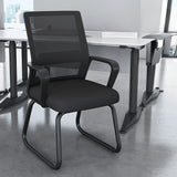Acrylic Frame Ergonomic Mesh Black High-Back Office Chair Image - 7