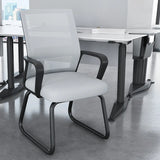 Acrylic Frame Ergonomic Mesh Black High-Back Office Chair Image - 9