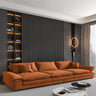 Adjustable Armrest Height Abrasive Cloth 6 Seats Sofa Image - 1