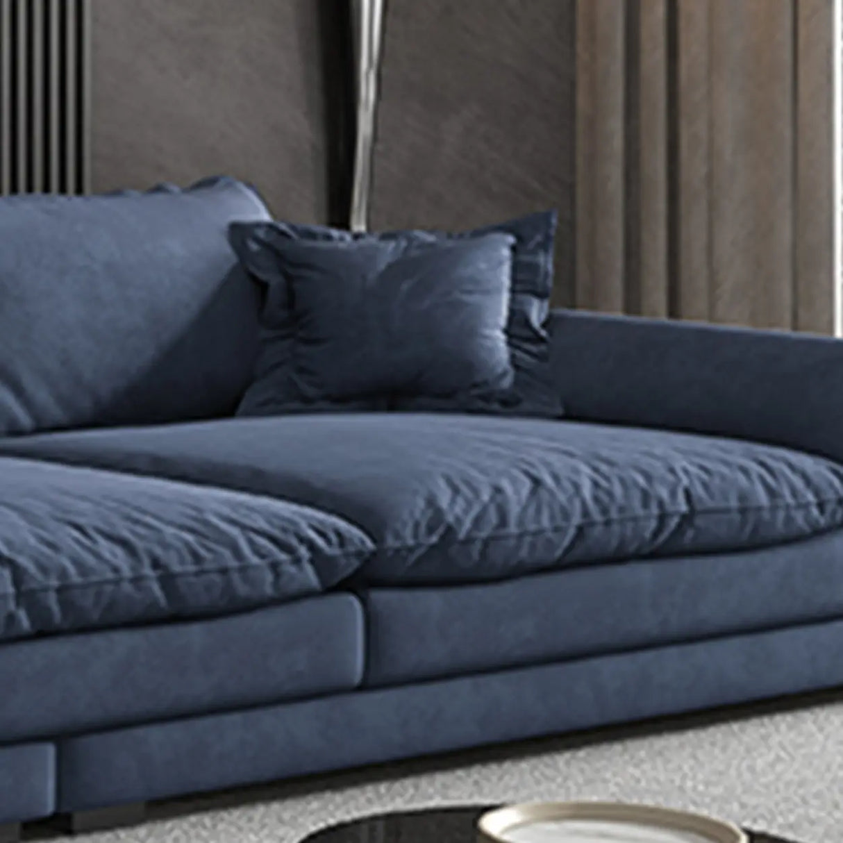 Adjustable Armrest Height Abrasive Cloth 6 Seats Sofa Image - 10