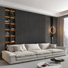Adjustable Armrest Height Abrasive Cloth 6 Seats Sofa Image - 3