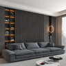 Adjustable Armrest Height Abrasive Cloth 6 Seats Sofa Image - 5