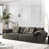 Adjustable Armrest Height Abrasive Cloth Pillow Sofa Image - 1