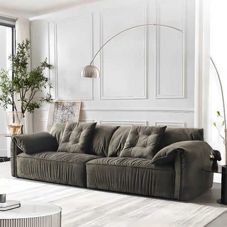 Adjustable Armrest Height Abrasive Cloth Pillow Sofa Image - 1