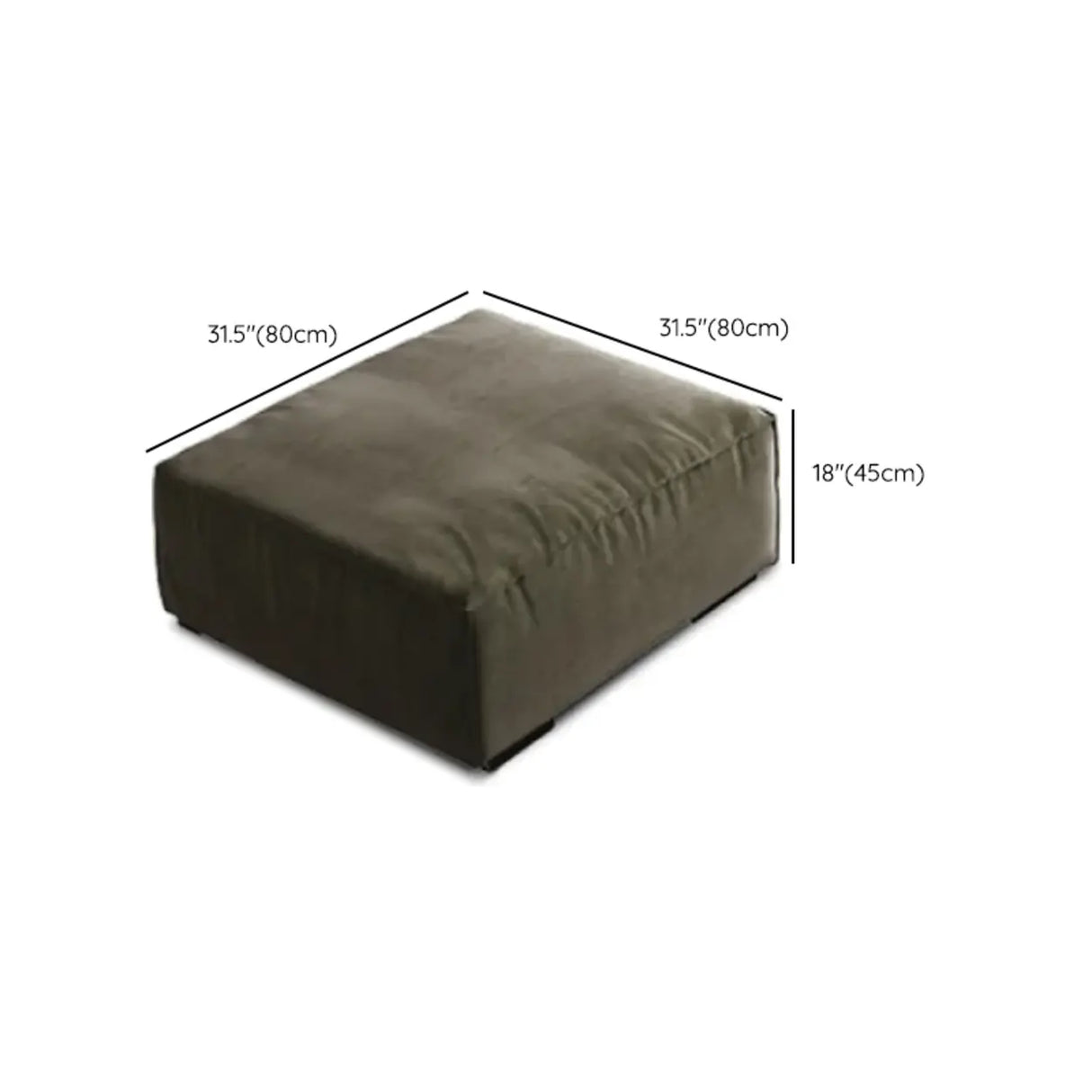 Adjustable Armrest Height Abrasive Cloth Pillow Sofa Image - 21