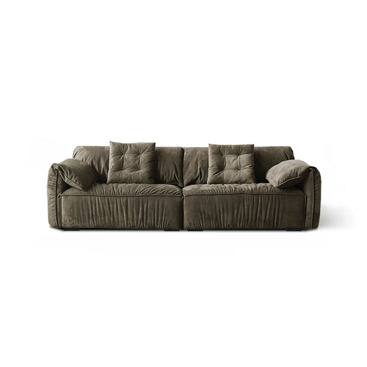 Adjustable Armrest Height Abrasive Cloth Pillow Sofa Image - 9