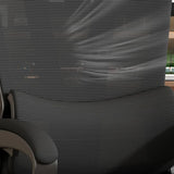 Adjustable Armrest Height Ergonomic Task Office Black Chair Image - 8