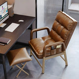 Adjustable Back Angle Mid Back Padded Dark Gray Task Chair Image - 10