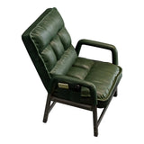 Adjustable Back Angle Mid Back Padded Dark Gray Task Chair Image - 11