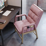 Adjustable Back Angle Mid Back Padded Dark Gray Task Chair Image - 20