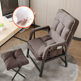 Adjustable Back Angle Mid Back Padded Dark Gray Task Chair Image - 21