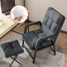 Adjustable Back Angle Mid Back Padded Dark Gray Task Chair Image - 2
