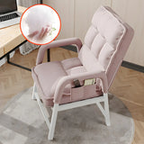 Adjustable Back Angle Mid Back Padded Dark Gray Task Chair Image - 8