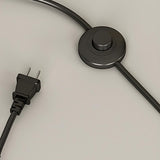 Adjustable Barrel Modern Black and Gold Floor Lamp Image - 15