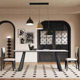 Adjustable Black Cone 3-Light Hanging Island Light Image - 2