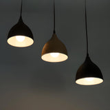 Adjustable Black Cone 3-Light Hanging Island Light Image - 7