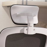 Adjustable Black Ergonomic Swivel Office Chair with Headrest Image - 8