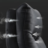 Adjustable Black Modern Ergonomic Leather Office Chair Image - 3