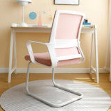 Adjustable Blue Fixed Arms Ergonomic Mesh Office Chair Image - 15